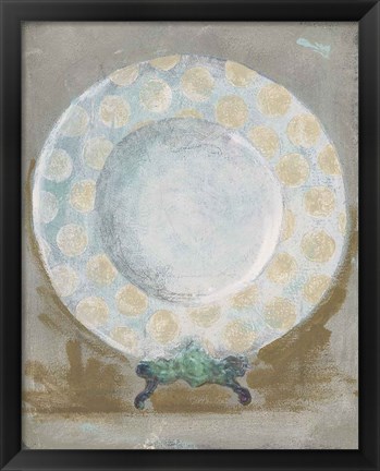 Framed Dinner Plate III Print