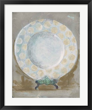 Framed Dinner Plate III Print