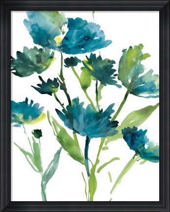 Framed Blueberry Blooms  I Print