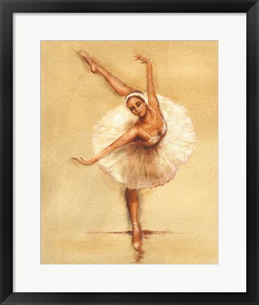 Framed Ballerina I Print