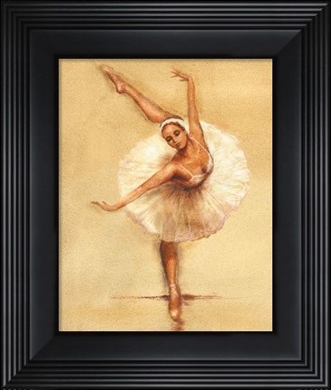 Framed Ballerina I Print