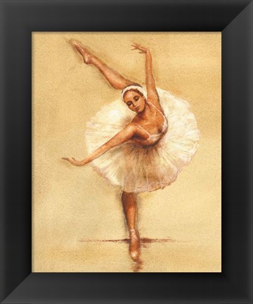 Framed Ballerina I Print