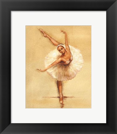 Framed Ballerina I Print