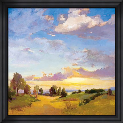 Framed Golden Horizons Print