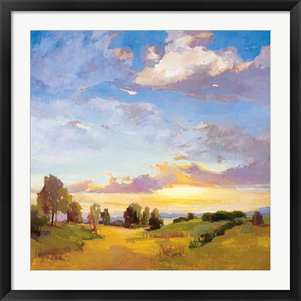 Framed Golden Horizons Print