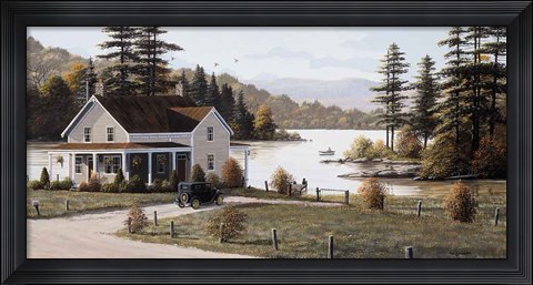 Framed Out on the Lake Print