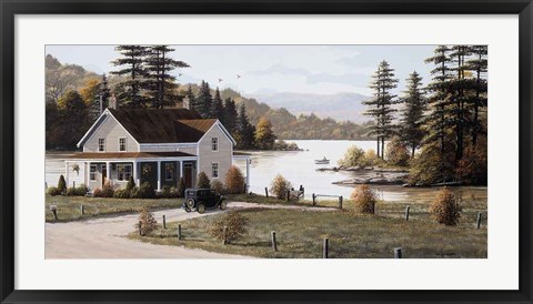 Framed Out on the Lake Print