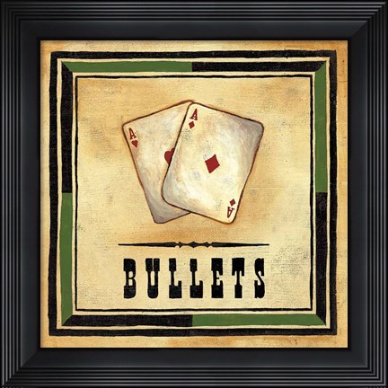 Framed Bullets Print