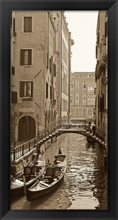 Framed Venice Reflections Print