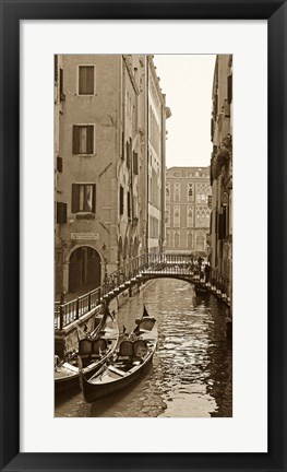 Framed Venice Reflections Print