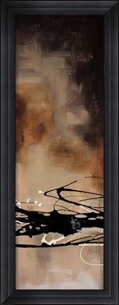 Framed Tobacco and Chocolate I Print