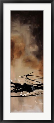Framed Tobacco and Chocolate I Print