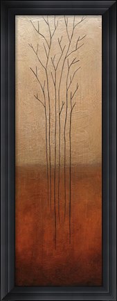 Framed Branch Rouge I Print