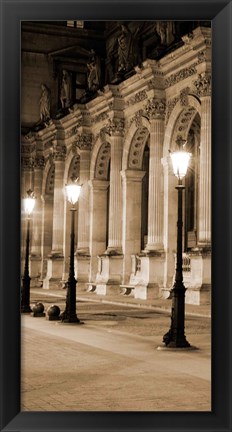 Framed Paris Lights II Print