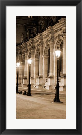 Framed Paris Lights II Print