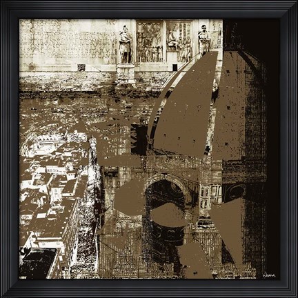 Framed Architectural Renaissance I Print