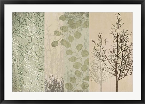 Framed Go Green Print