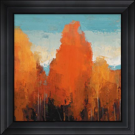 Framed Maples II Print