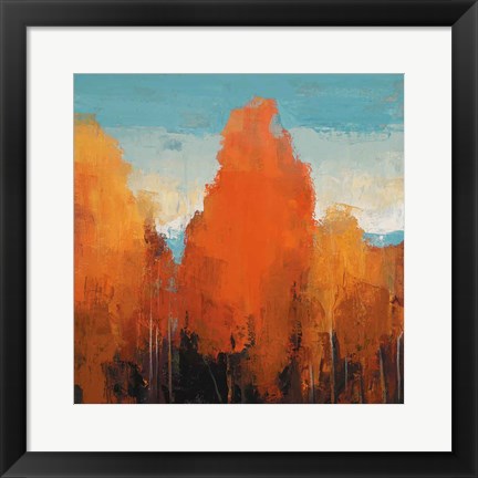 Framed Maples II Print