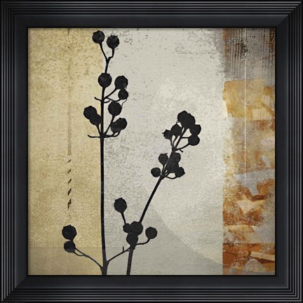 Framed Sombras de Oro II Print