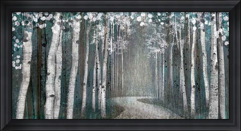 Framed Mineral Forest Print
