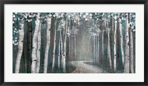 Framed Mineral Forest Print