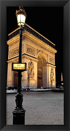 Framed Paris Nights I Print