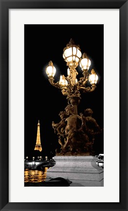 Framed Paris Nights II Print