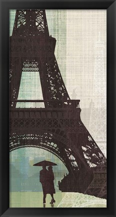 Framed Eiffel Tower I Print