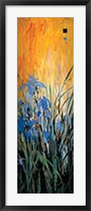 Framed Golden Winged Garden II Print