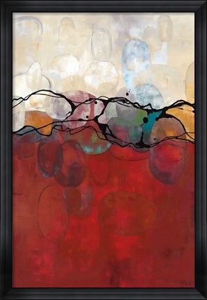 Framed Retro Jewels II Print