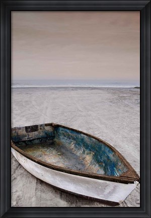 Framed Doryman&#39;s Boat Print