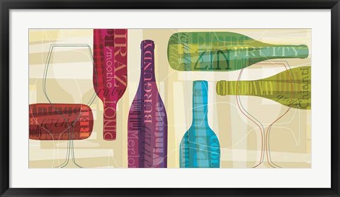 Framed All Bottled Up Print