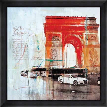 Framed City of Light II Print