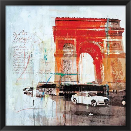 Framed City of Light II Print