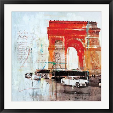 Framed City of Light II Print