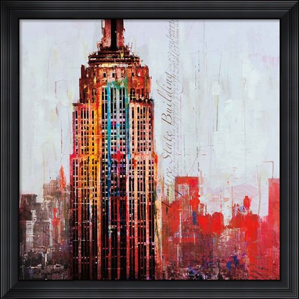 Framed City That Never Sleeps I Print