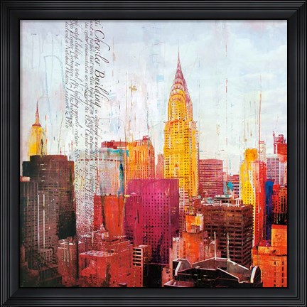 Framed City That Never Sleeps II Print