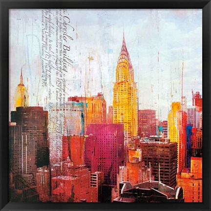 Framed City That Never Sleeps II Print