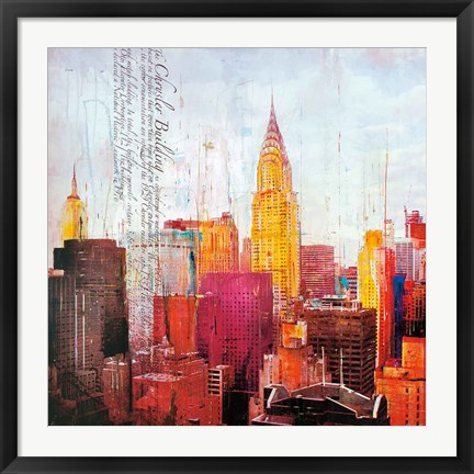 Framed City That Never Sleeps II Print