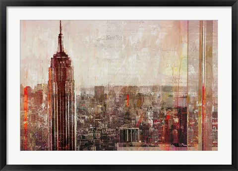 Framed Shades of New York Print