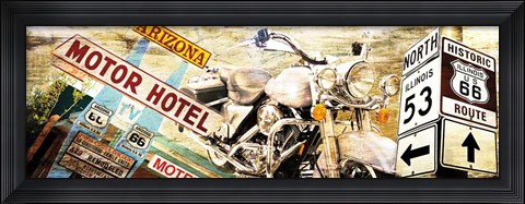 Framed Route 66 Print