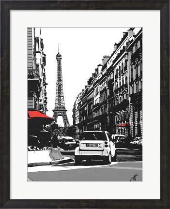 Framed Paris II - Black Print