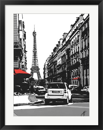 Framed Paris II - Black Print