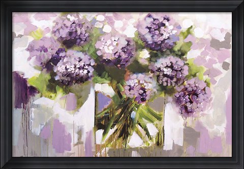 Framed Blush Hydrangea Print