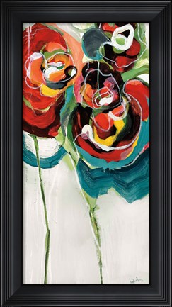 Framed Wasabi Rose I Print