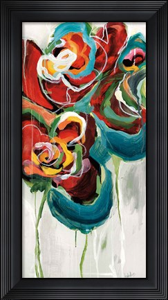 Framed Wasabi Rose II Print