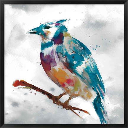 Framed Blue Jay Print