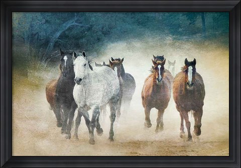 Framed Dust Devils Print