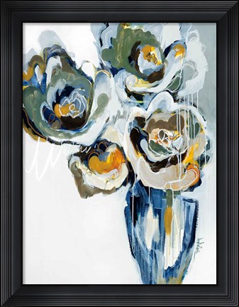Framed Blooms of Earl Gray Print